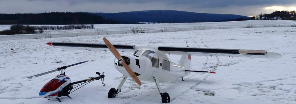 Auch im Winter: Modellfliegen in Schwarzenbach